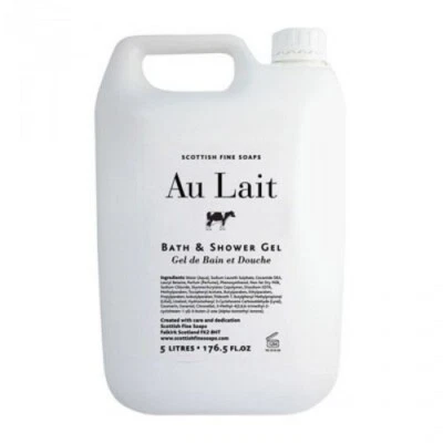 Scottish Fine Soaps Au Lait Bath & Shower Gel 5L