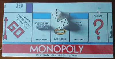 Monopoly No. 9 Juego de Parker Brothers Edición 1961 Nuevo Precintado Foto 1 de 4
