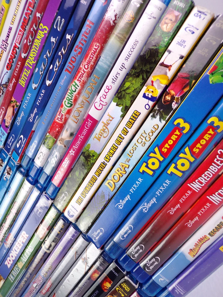 Kids DVD MOVIES Used Lot Bundle & Save Family Universal FOX Disney DISCOUNTS - Image 1 of 1