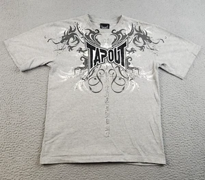 VTG Y2K TAPOUT Shirt Boys Medium 10/12 Tribal MMA Graphic Grunge Skater Tattoo - Picture 1 of 9