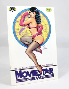 MOVIE STAR NEWS BETTY PAGE 1990 DAVE STEVENS COVER - Imagen 1 de 16