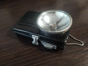 Vintage Soviet Flashlight Railroad Pocket Lantern Original USSR Polonina Metal - Picture 1 of 14