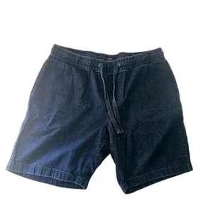 J. Crew Stadium Short 100% Cotton Denim Color with Draw String Women's Size L - Picture 1 of 3