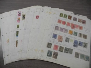 NEW ZEALAND, Homemade Stamp Collection hinged on pages - Picture 1 of 24