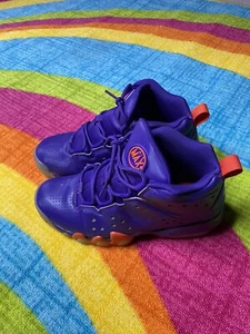 Scarpe Nike Air Max Barkley Youth taglia 7 viola arancione rare usate Nike - Foto 1 di 6