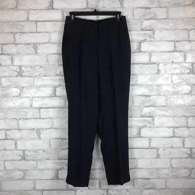 J. Crew Tall pull on easy pant in matte crepe dress pants Navy G8705 NEW Size 6 - Image 1 of 4