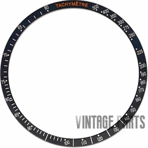 Negro Rojo38.4mm Speedmaster Aluminio Reloj Plano Bisel Inserto Ajuste para Reloj OMG - Imagen 1 de 2
