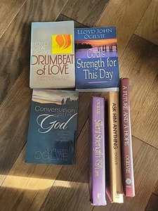 Lloyd John Ogilvie Ask Him Anything, Lot Of 6 Religious Devotional Books - Picture 1 of 5