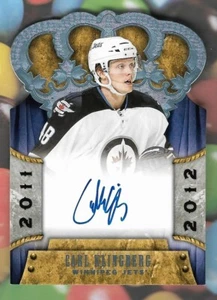 CARL KLINGBERG 2011 PANINI CROWN ROYALE SP ROOKIE RC AUTOGRAFO AUTO #164 NHL - Foto 1 di 2