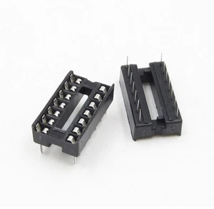 100 PIEZAS 14 pines DIP IC adaptador tipo soldadura paso de enchufe doble contacto de limpieza - Imagen 1 de 3