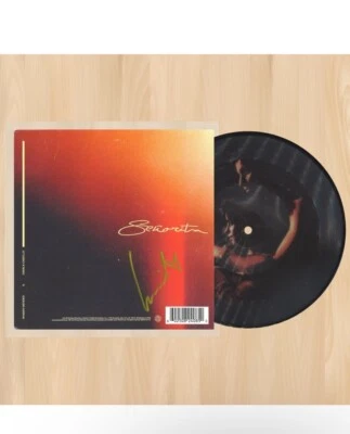 AUTOGRAPHED--- CAMILA CABELLO Señorita PICTURE DISC 7" Single SHAWN MENDES 0918 - Image 1 of 4