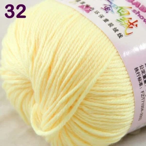 Sale 1BallsX50gr Baby Rugs Cashmere Silk Wool hand knitting Crochet Yarn 32 - Picture 1 of 22