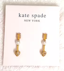 KATE SPADE LOVE GAME ARROW EARRINGS NWT - Picture 1 of 13
