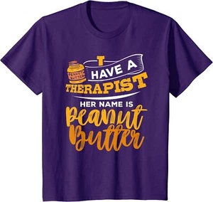 Peanut Butter Jelly Matching Couple PB Chunky Funny Youth Unisex T-shirt - Picture 1 of 4