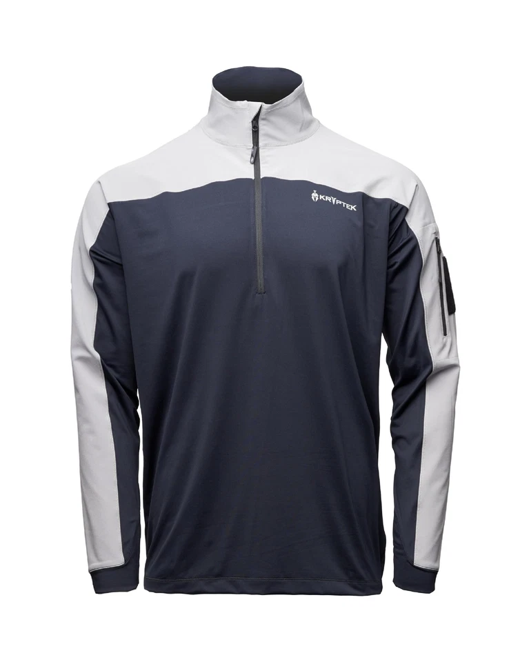 Kryptek Men's Valhalla 2 Long Sleeve Half Zip, Lightweight Camo Hunting Shirt - Image 1 of 4