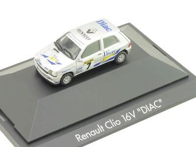 Herpa 100557 F Renault Clio 16V DIAC France PC Vitrine OVP 1605-19-54 - Bild 1 von 3