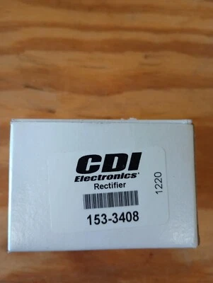 CDI ELECTRONICS RECTIFIER 153-3408 REPLACES JOHNSON EVINRUDE 580795 MARINE BOAT - Image 1 of 4