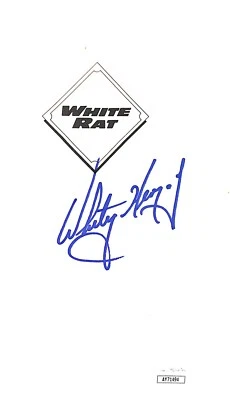 Whitey Herzog Autographed "White Rat" HC Book JSA - Image 1 of 4