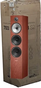 Bowers & Wilkins 703 S2 ROSENUT 3-way Floorstanding Speaker (each) - OB - Picture 1 of 1
