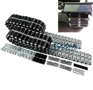 Mato 1/16 Leopard2A6 Metal Tracks Rubber Pads MT157 HengLong RC Tank Spare Part - Picture 1 of 9