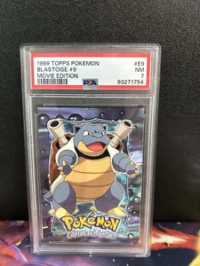 Blastoise 9 PSA 7 Topps Series Pokemon Card - Picture 1 of 2