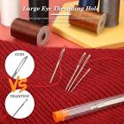 9Pcs Sewing Needles Large Eye Hand Blunt Needle Embroidery Tool New Au. Y9m1