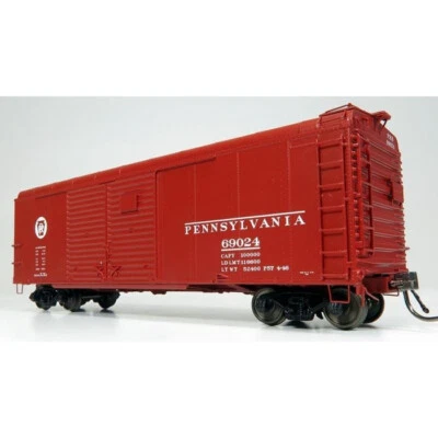 Rapido 123008 HO Pennsylvania Circle Keystone X31A Double-Door Boxcar 6-Pack - Image 1 of 2