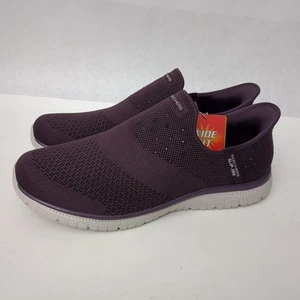 NUEVO SKECHERS Virtue Elegante Manos Libres Slip-ins Zapatillas Mujer Talla 11W Ciruela  - Imagen 1 de 21