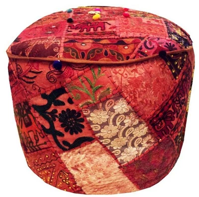 24" BIRTHDAY GIFT DÉCOR OTTOMAN POUF BENCH FOOTSTOOL POUFFE PILLOW CHAIR COVER - Image 1 of 4