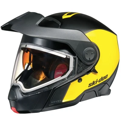 Ski-Doo Advex Sport Radiant Snow Helmet Full Face Lightweight Heated Yellow Foto 1 de 4