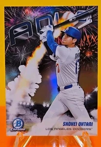 2025 Bowman Chrome Shohei Ohtani #AD-17 "Adios" Los Angeles Dodgers - Picture 1 of 7