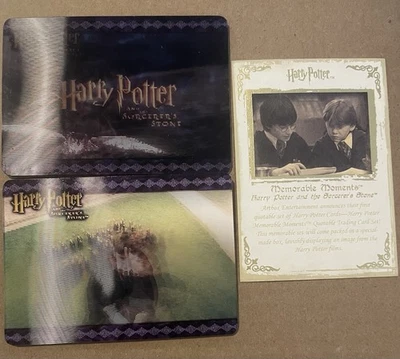 HARRY POTTER SORCERER’S STONE LENTICULAR CASE TOPPER CARD NEVILLE OWL ARTBOX - Image 1 of 4