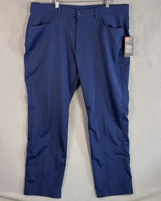 Under Armour Men's Straight Fit Golf Pants Size 40x32 Blue NWT - Image 1 of 4