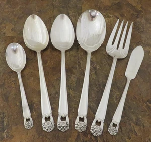 IS Eternally Yours Set 6 Piezas para Servir 1847 Rogers Plateado Cubiertos Lote X - Imagen 1 de 7