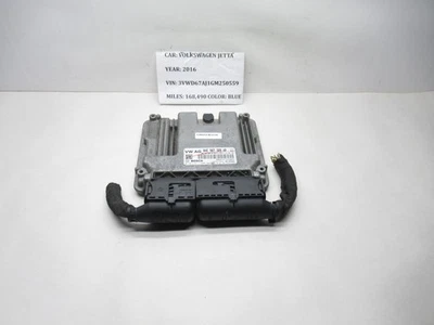 2013-2016 Volkswagen JettA Computer Brain Engine ECU Module 04E907309AP OEM Foto 1 de 4