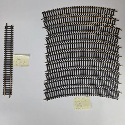 TYCO HO Track Lot - 1  9" Straight & 10 18" Radius All Made In Austria  - Image 1 of 4