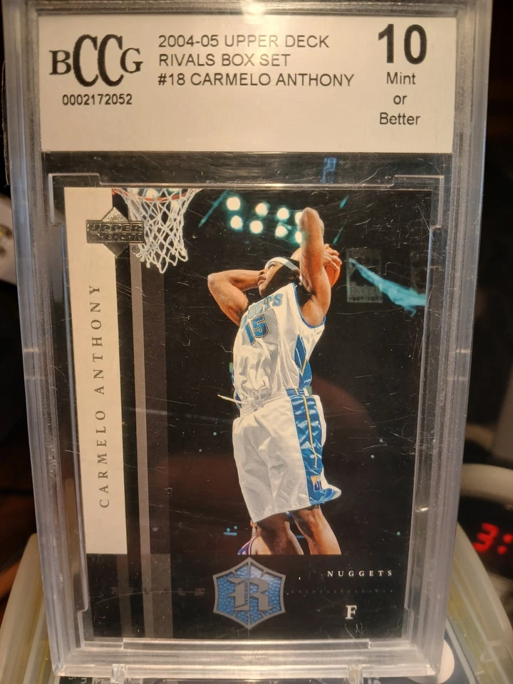 2004-05 Upper Deck Rivals Box Set Carmelo Anthony #18 BCCG-10 MINT or BETTER - Image 1 of 1