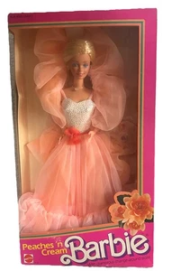 Mattel 1985 Peaches-N-Cream Barbie Puppe und Zubehör - Bild 1 von 5