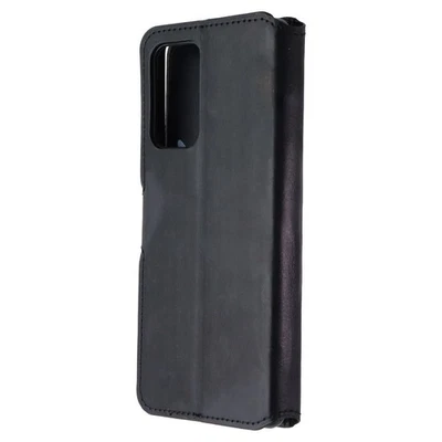 Capa folio carteira MyBat MyJacket para Samsung Galaxy A52 (5G) - Couro preto - Imagem 1 de 3