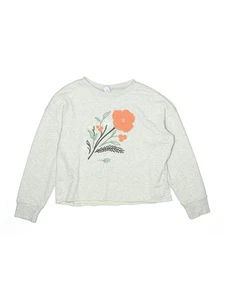 Old Navy Girls Silver Pullover Sweater 8 - Picture 1 of 2