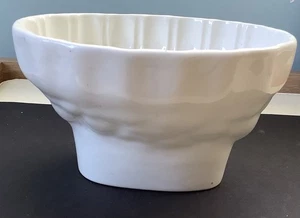 Molde de gelatina de porcelana blanca victoriana interior decorativo blanco antiguo 1 pinta - Imagen 1 de 6