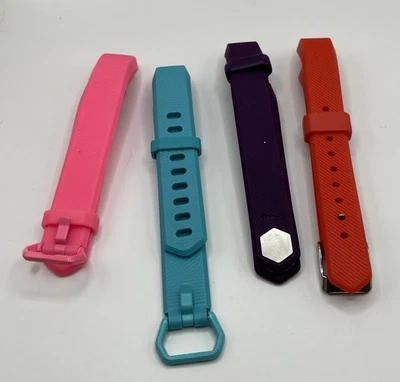 Lote de 4 correas de silicona de repuesto para Fitbit Alta/alta HR uso ligero/S Foto 1 de 2