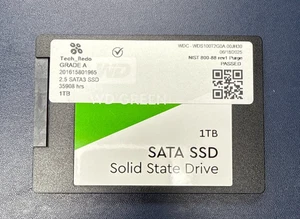 Western Digital WD Green SATA SSD 1TB WDS100T2G0A 2.5" Solid State Hard Drive - Afbeelding 1 van 2
