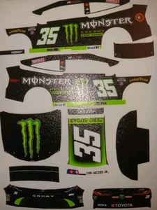 2025 Riley Herbst Monster Coke 600 Memorial 1/64 Peel& Stick Decals - Bild 1 von 1