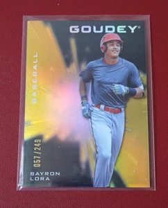 2021 UD Goodwin Champions Goudey Bayron Lora Baseball #G2 057/249 - Picture 1 of 2