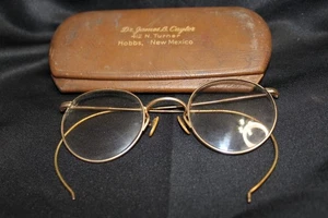 gafas antiguas 12k GRF con estuche - Imagen 1 de 3