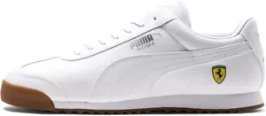 Puma Scuderia Ferrari Roma 306083-06 Sneaker Mens 7.5 White Training Shoes EF364 - Picture 1 of 12