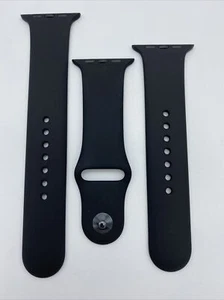 Original Apple Watch Sportband - 42/44 mm - schwarz - Original-Zubehör-Hersteller - S/M und M/L Armbänder - Bild 1 von 3