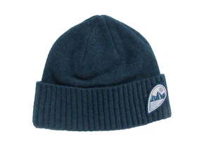 Patagonia Men Unisex Adult Rib Cuffed Brodeo Beanie Hat Navy Blue Medium - Picture 1 of 4