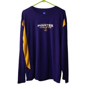 NCAA EAST CAROLINA UNIVERSITY PIRAT ATHLETIK LILA LANGARM LEICHT SH - Bild 1 von 4